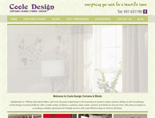 Tablet Screenshot of coolecurtainsandblinds.com